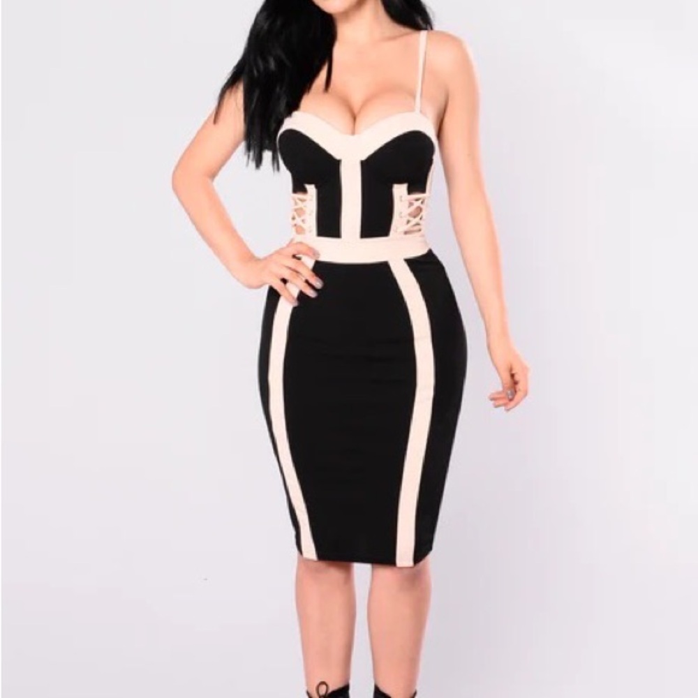 Fashion Nova Bodycon Midi Dress